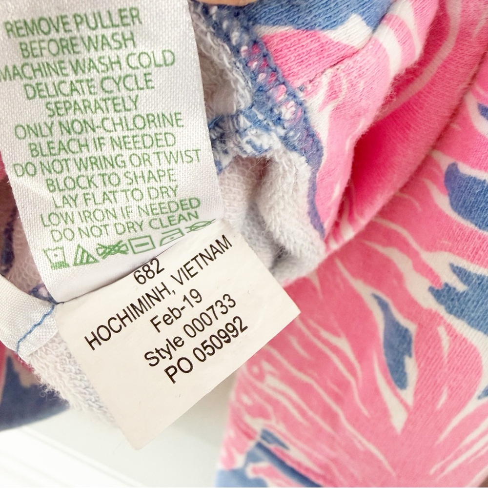 Lilly Pulitzer Skipper Popover Quarter Zip Pullover Treasure Trove UPF 50+ XXS - Picture 10 of 10
